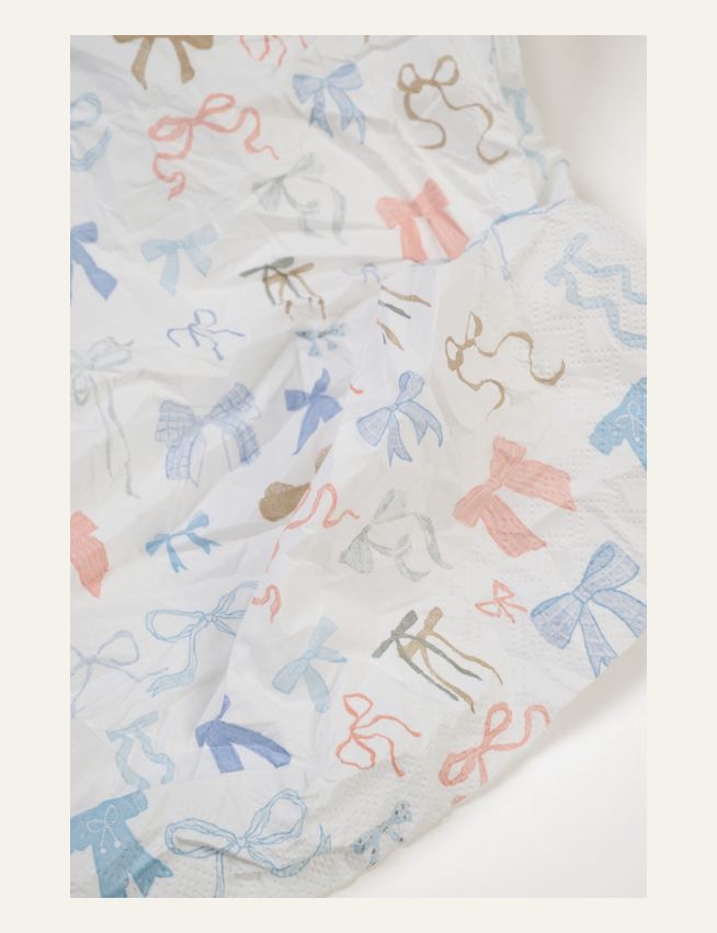 Paperiservetit moniväri/sininen - 2