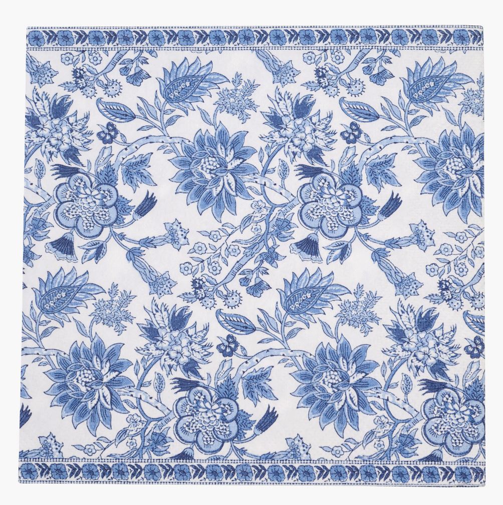 Paperiservetit moniväri/sininen - 33x33 cm moniväri/sininen - 1