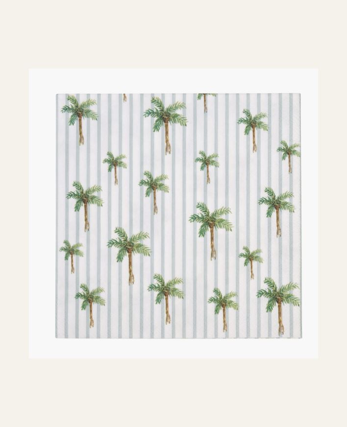 Paperiservetit moniväri/vihreä - 33x33 cm moniväri/vihreä - 1