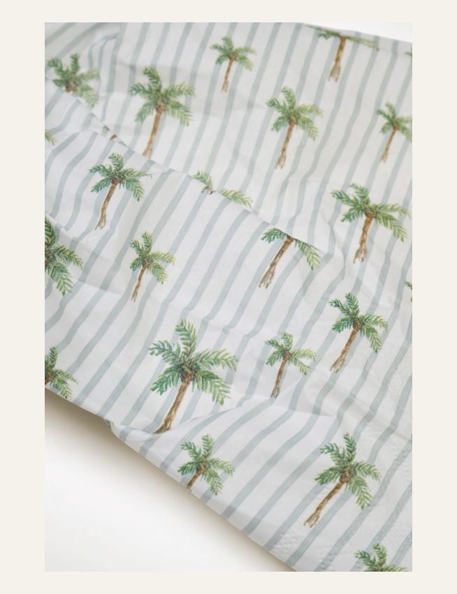 Paperiservetit moniväri/vihreä - 2