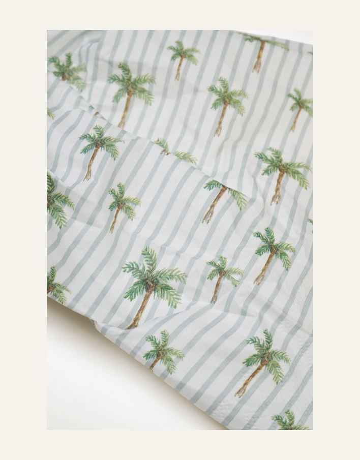 Paperiservetit moniväri/vihreä - 2