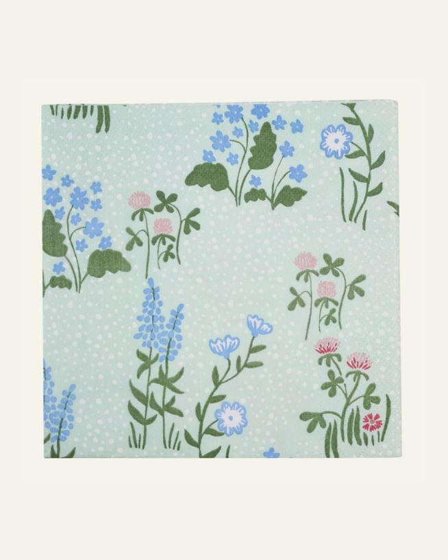 Paperiservetit moniväri/vihreä - 33x33 cm moniväri/vihreä - 1