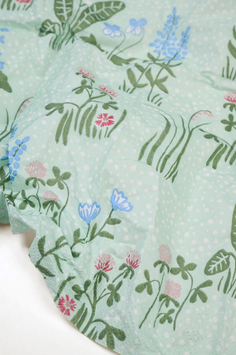 Paperiservetit moniväri/vihreä - 2