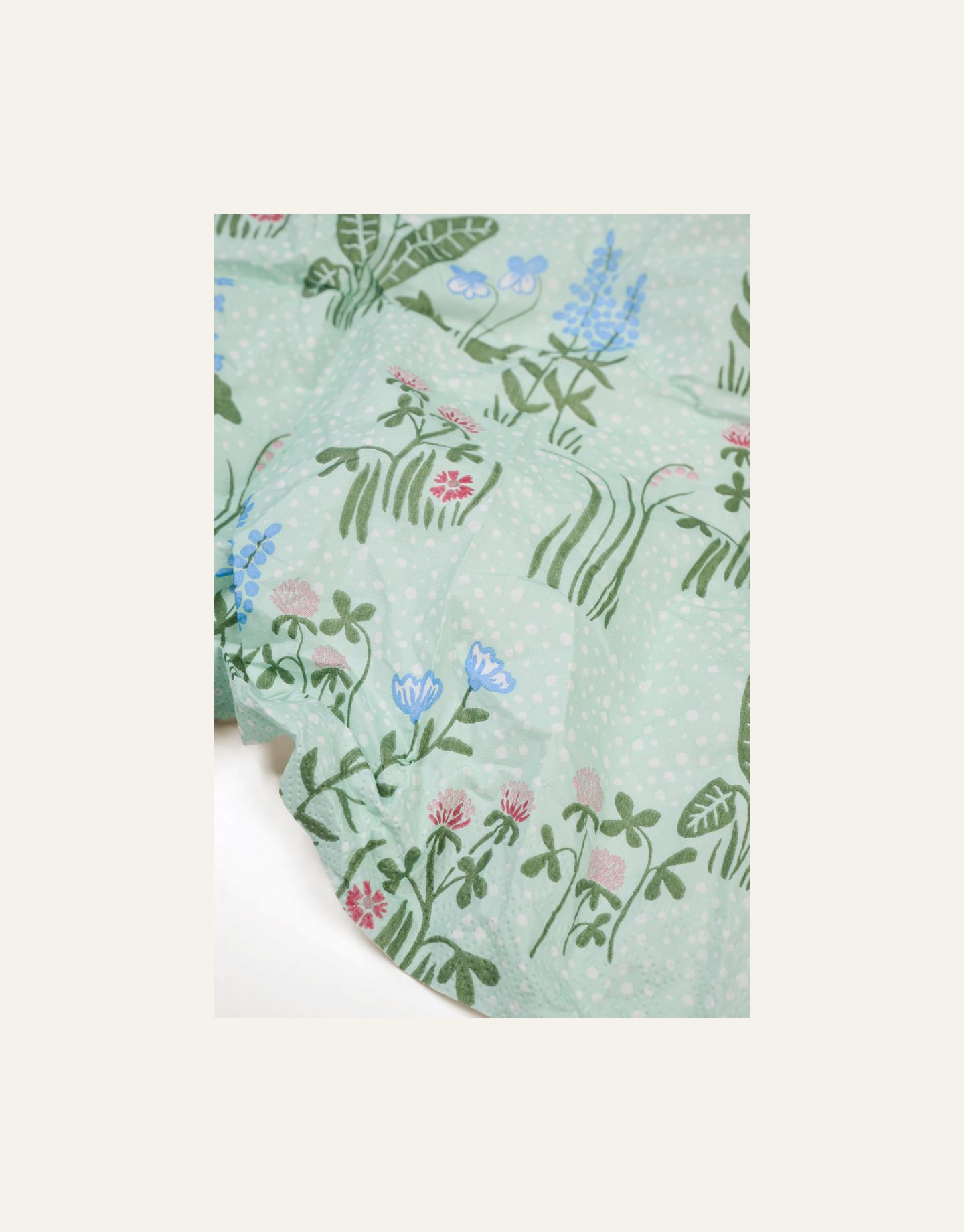 Paperiservetit moniväri/vihreä - 2