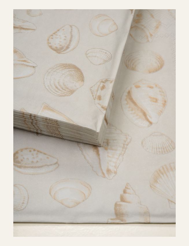 Ruokaservetit moniväri/beige - 2