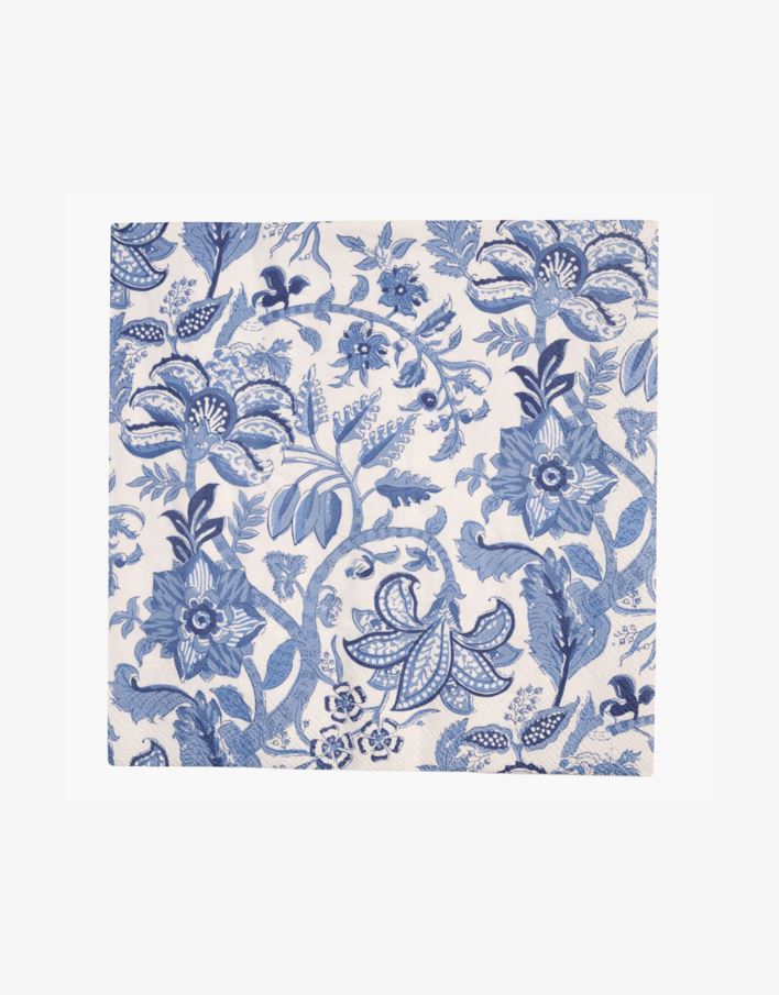 Ruokaservetit moniväri/sininen - 40x40 cm moniväri/sininen - 1