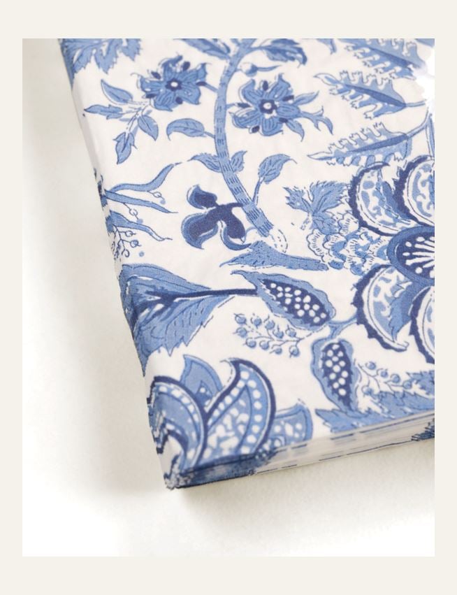 Ruokaservetit moniväri/sininen - 3