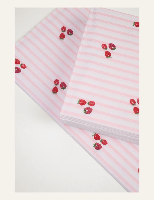 Ruokapaperiservetti moniväri/roosa - 2