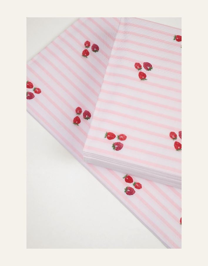 Ruokapaperiservetti moniväri/roosa - 2