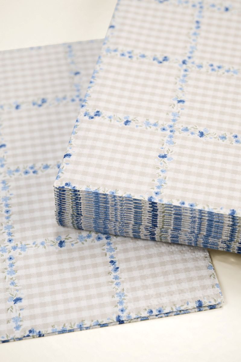 Paperiservetit moniväri/sininen - 2