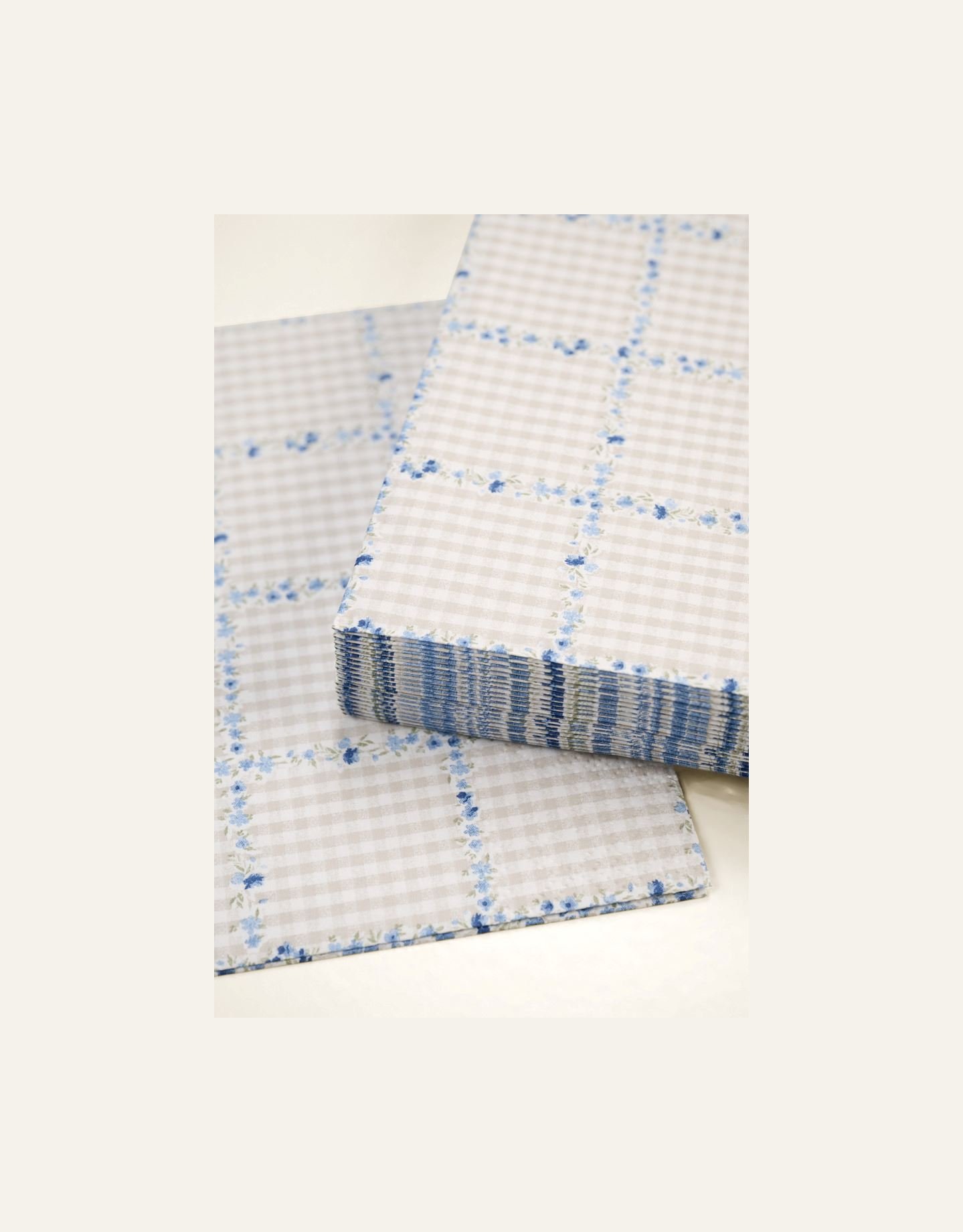 Paperiservetit moniväri/sininen - 2