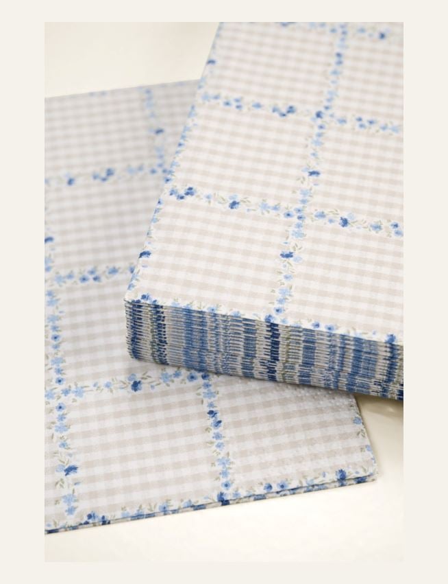 Paperiservetit moniväri/sininen - 2