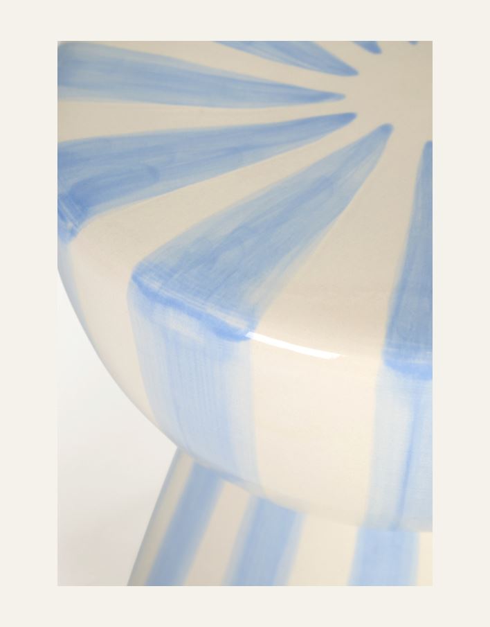 Sivupöytä moniväri/sininen - 2