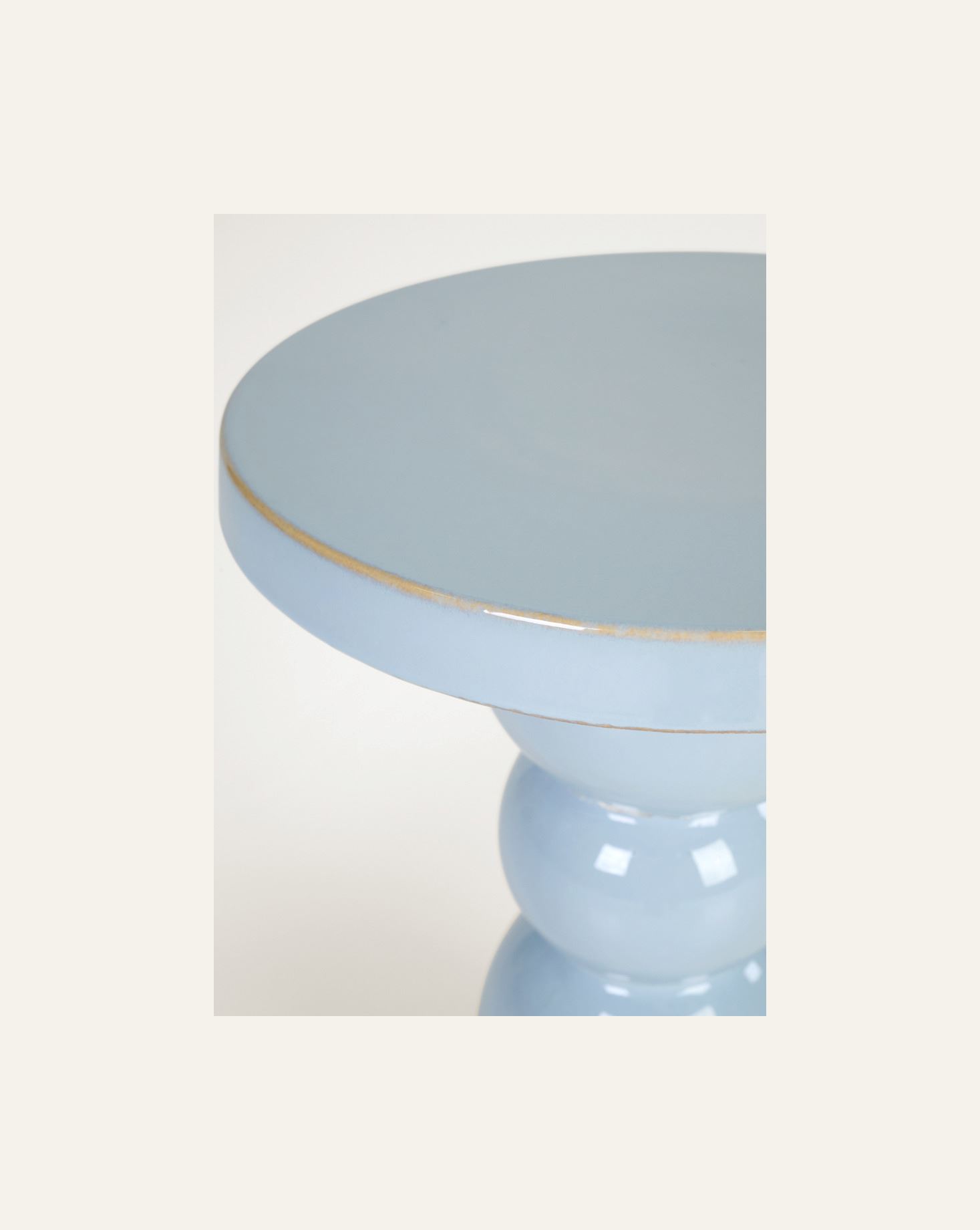 Sivupöytä vaaleansininen - 3