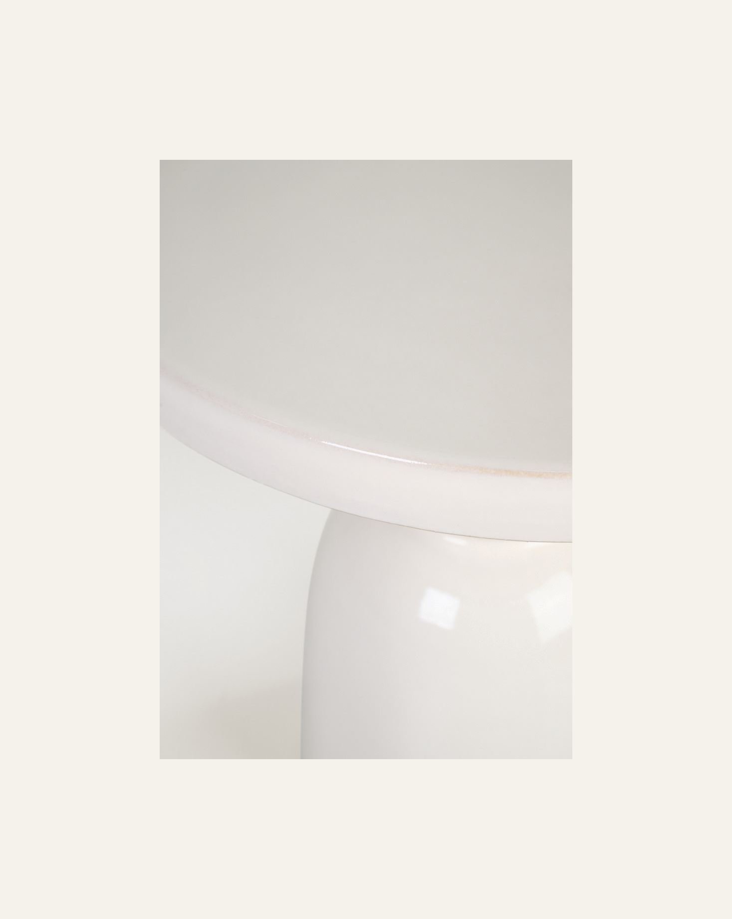 Sivupöytä luonnonvalkoinen - 3