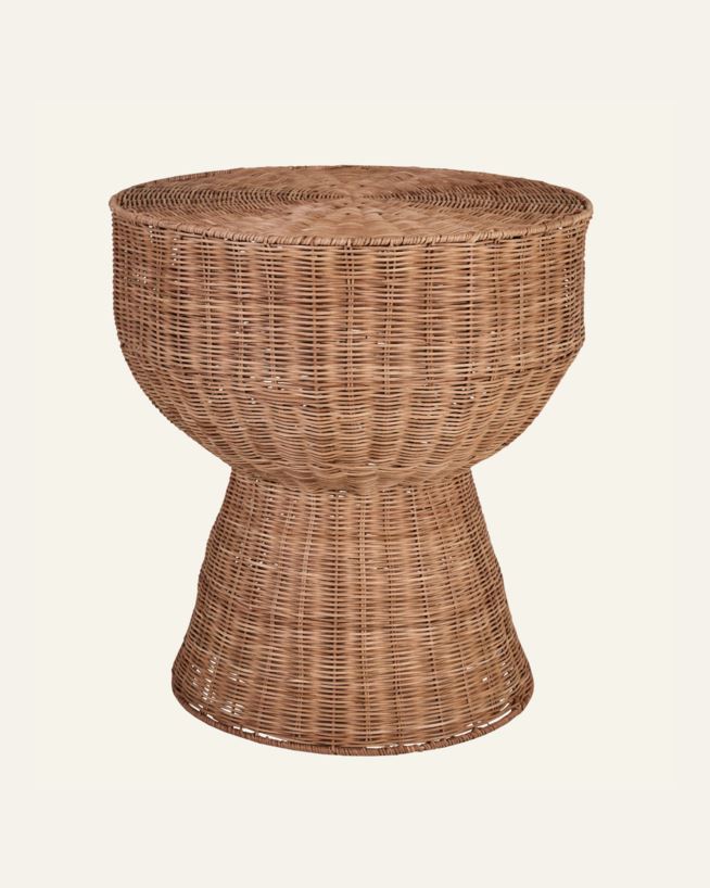 Sivupöytä luonnonväri - ø50x55 cm luonnonväri - 1