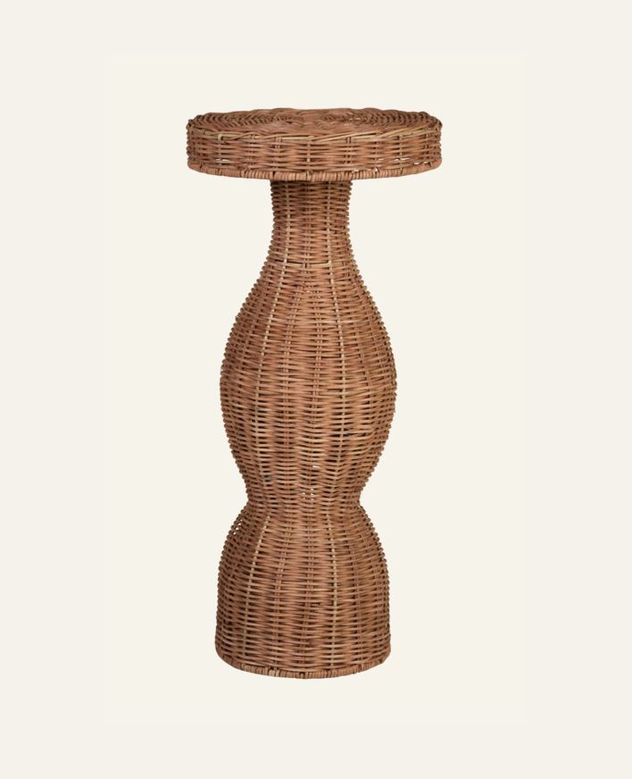 Sivupöytä luonnonväri - ø25x55 cm luonnonväri - 1