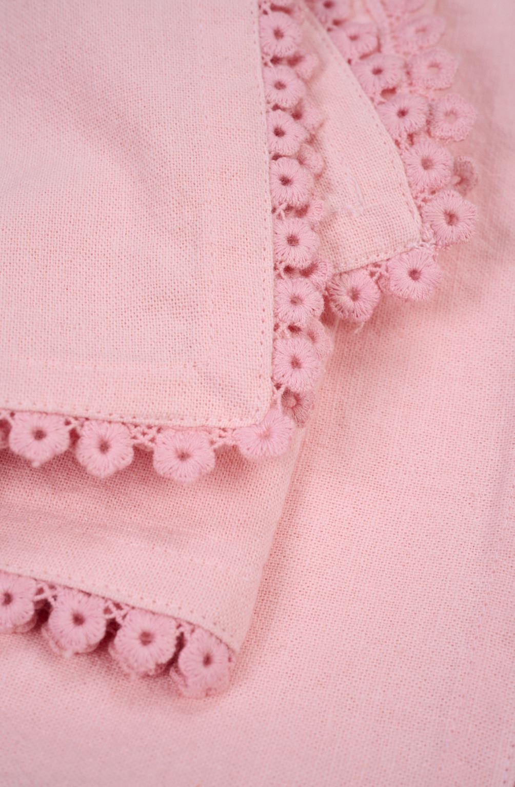 Kangaslautasliina, 2 kpl  roosa - 2