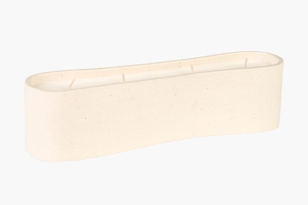 Koristekynttilä beige - 30,5x7,5x8 cm beige - 1