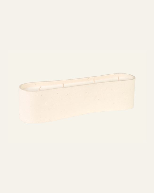 Koristekynttilä beige - 30,5x7,5x8 cm beige - 1