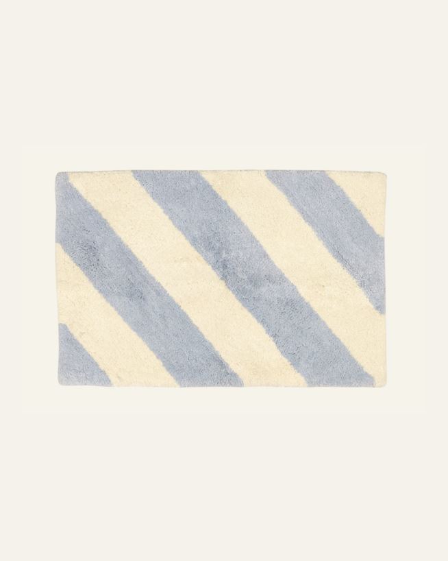 Kylpyhuoneenmatto moniväri/sininen - 50x80 cm moniväri/sininen - 1