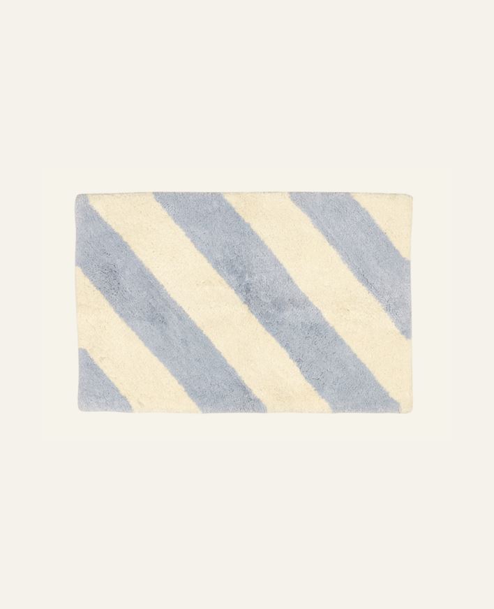 Kylpyhuoneenmatto moniväri/sininen - 50x80 cm moniväri/sininen - 1