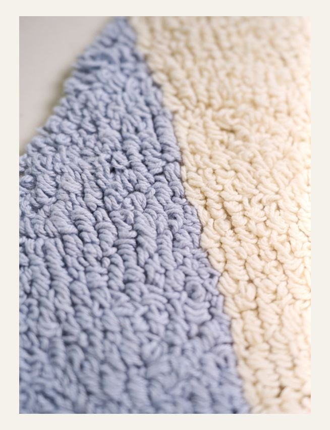 Kylpyhuoneenmatto moniväri/sininen - 2