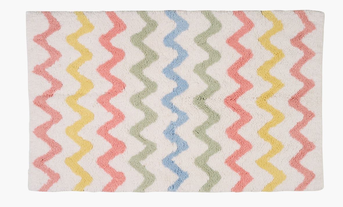 Kylpyhuoneenmatto moniväri - 50x80 cm moniväri - 1