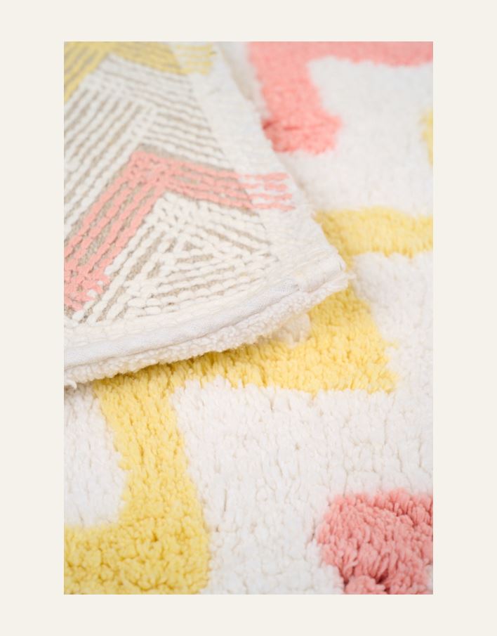 Kylpyhuoneenmatto moniväri - 2