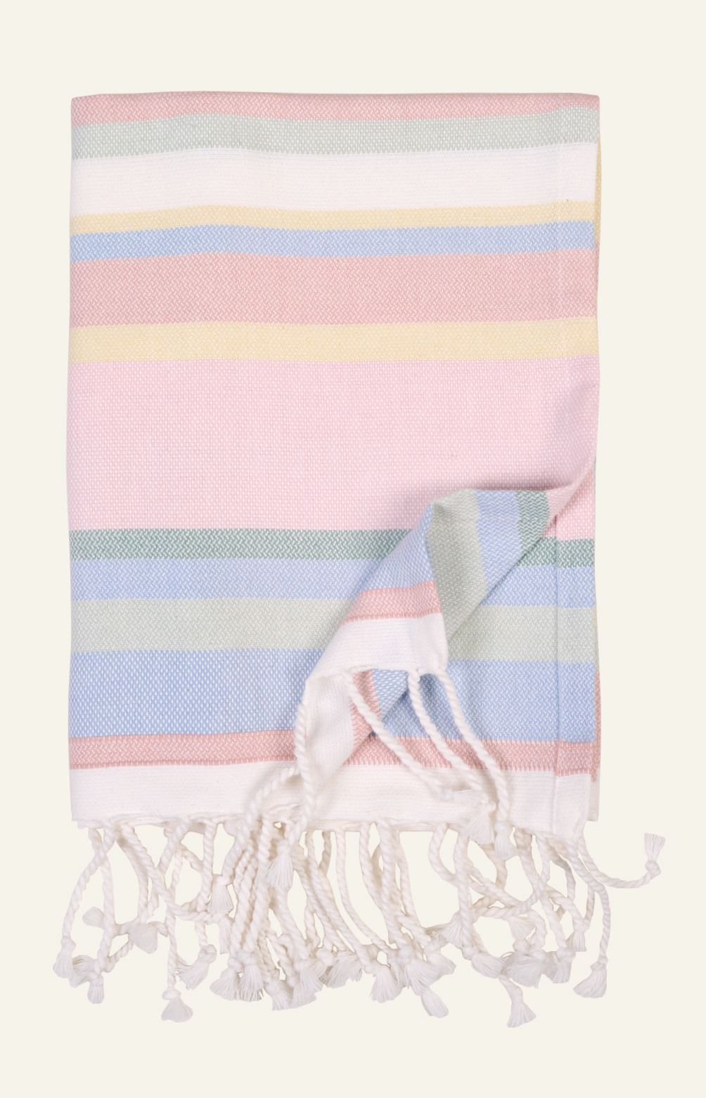 Kylpypyyhe moniväri/keltainen - 75x150cm moniväri/keltainen - 1