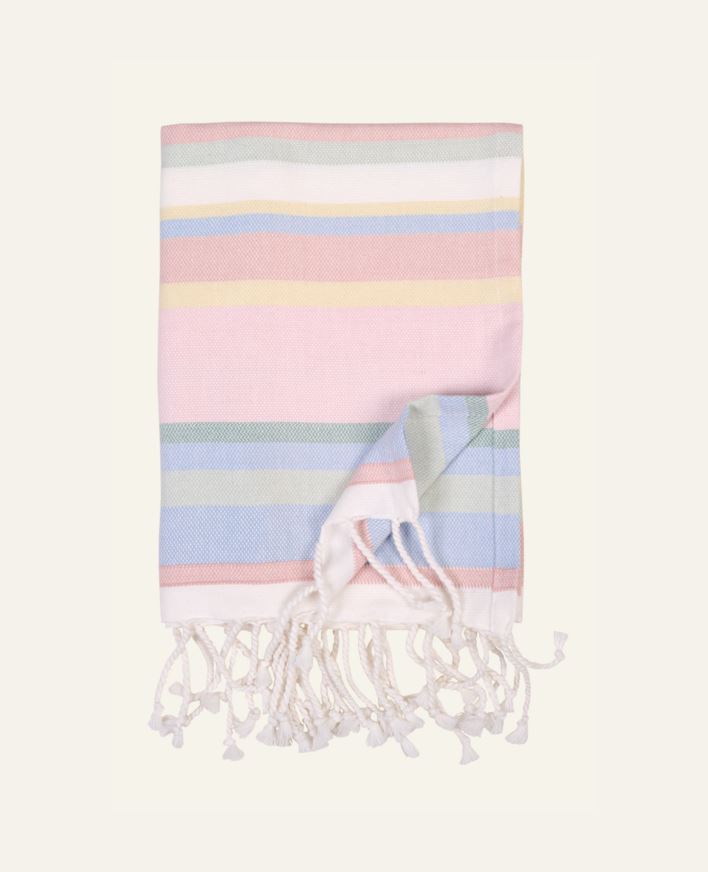 Kylpypyyhe moniväri/keltainen - 75x150cm moniväri/keltainen - 1