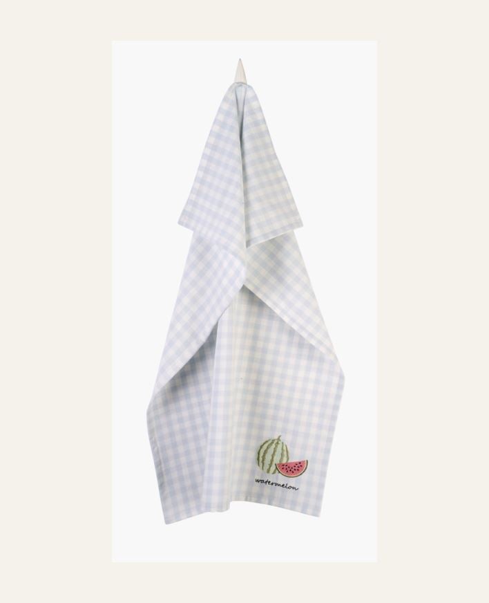 Keittiöpyyhe vaaleansininen - 47x70 cm vaaleansininen - 1