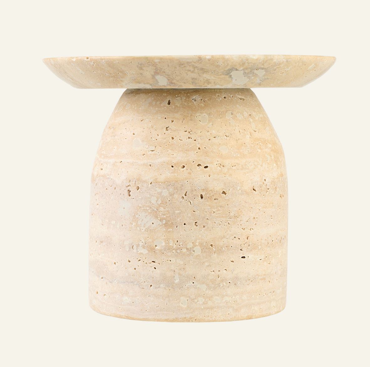 Kynttilänjalka beige - 15x15x15,5 cm beige - 1