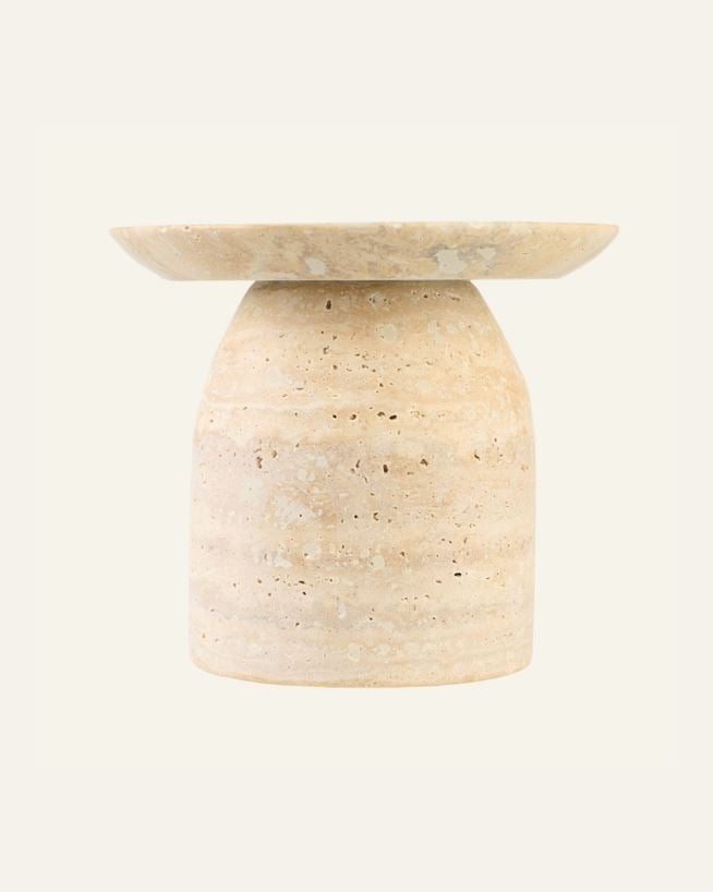 Kynttilänjalka beige - 15x15x15,5 cm beige - 1