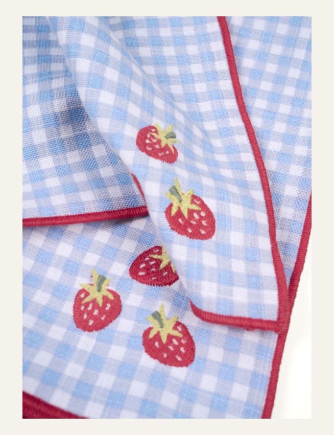 Kangaslautasliina, 2 kpl sininen - 4