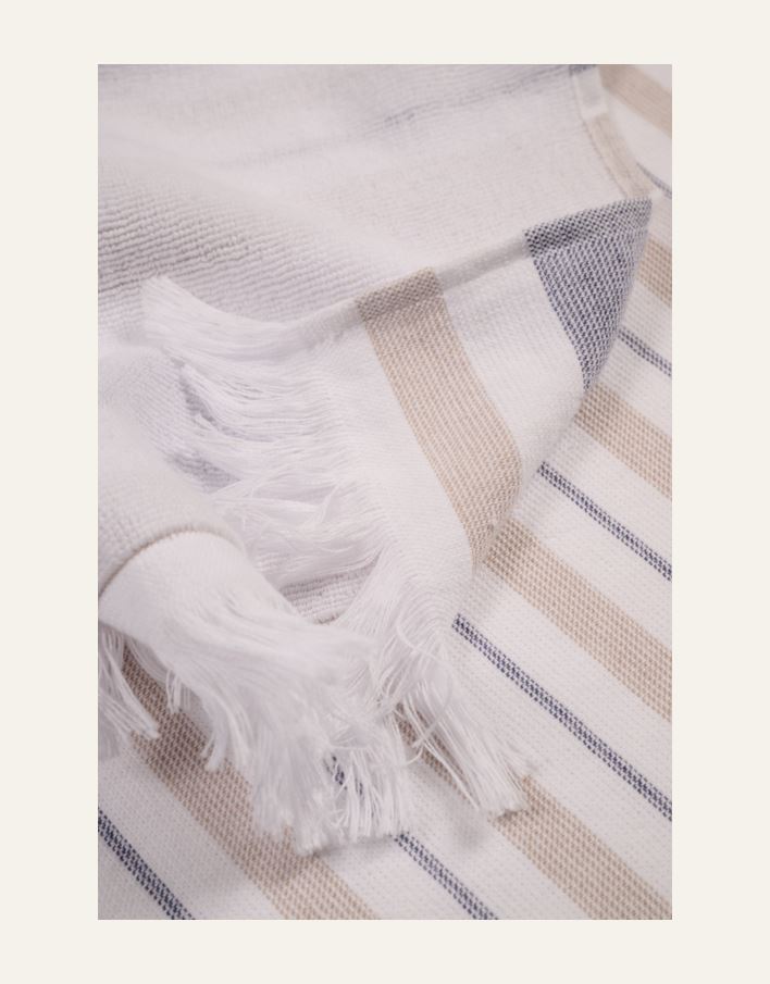 Kylpypyyhe moniväri/sininen - 2