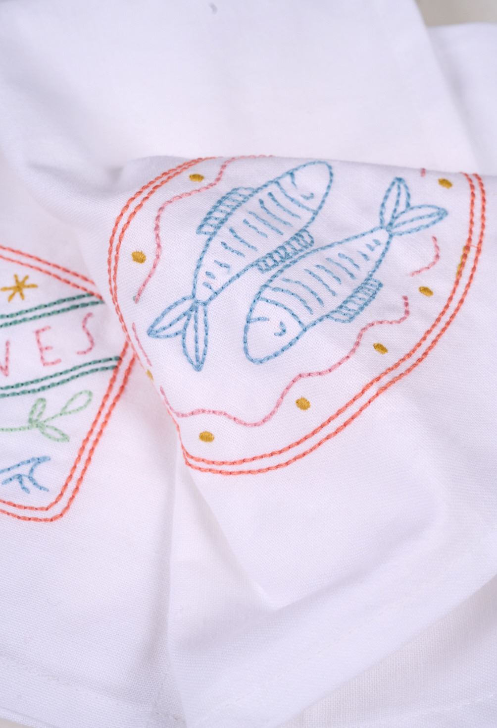 3 kpl kangaslautasliina valkoinen - 3