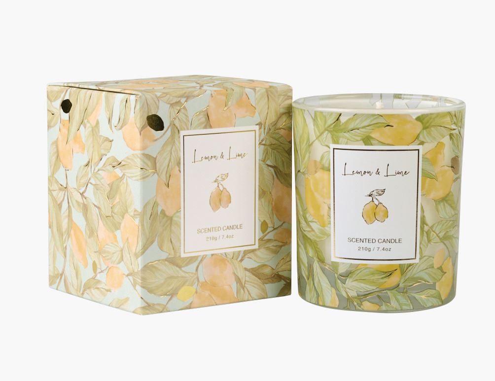 Tuoksukynttilä moniväri/keltainen - 210 g moniväri/keltainen - 1