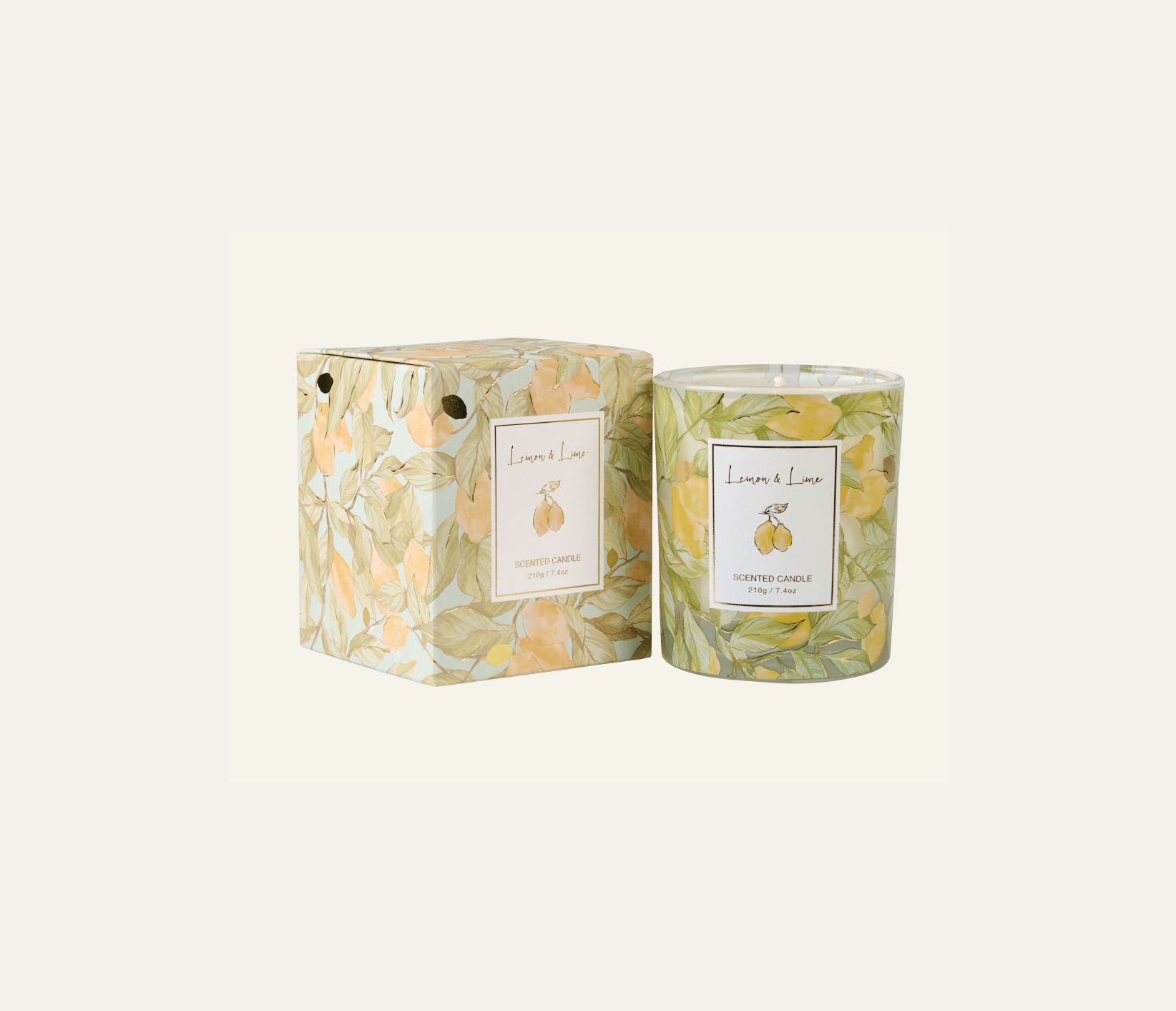 Tuoksukynttilä moniväri/keltainen - 2