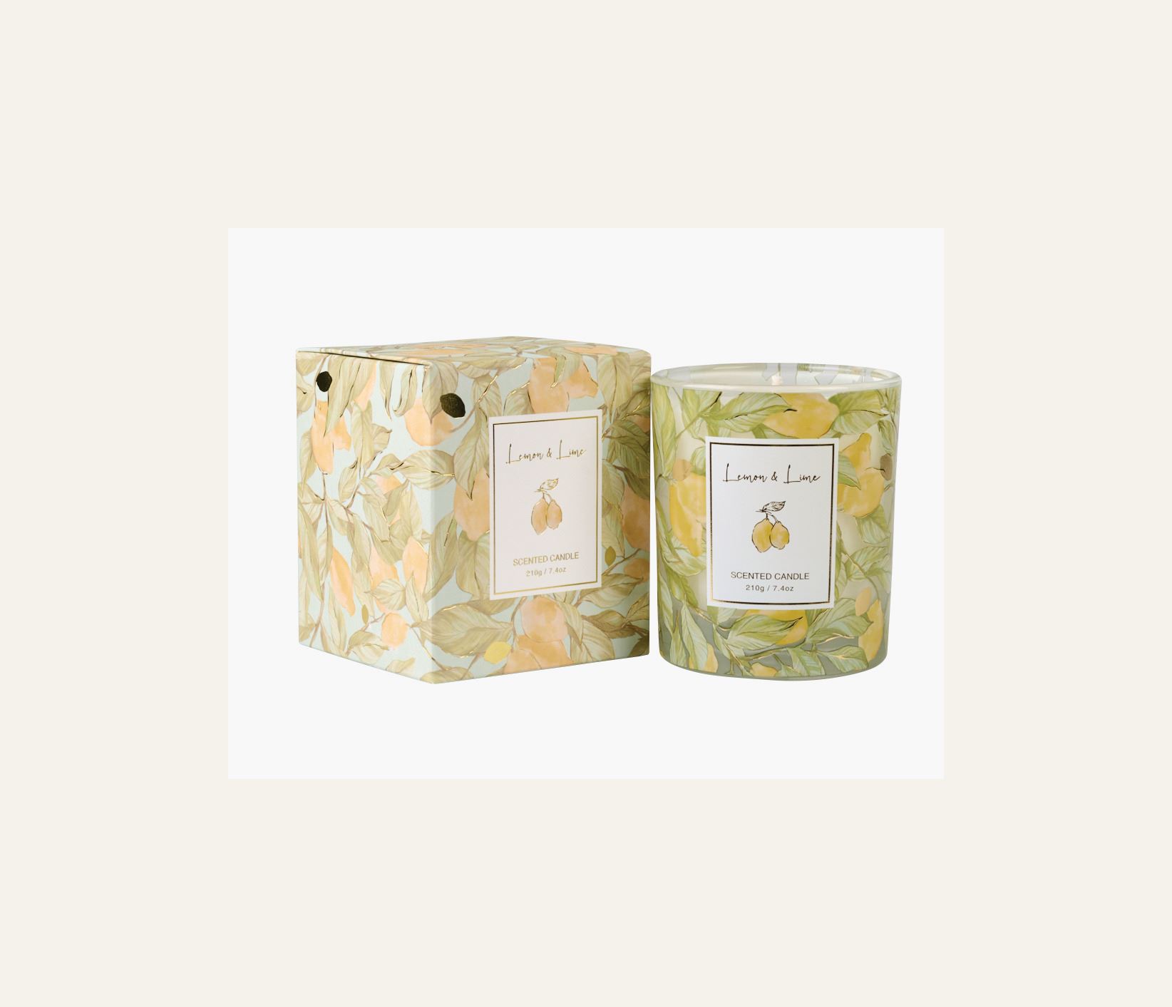 Tuoksukynttilä moniväri/keltainen - 2