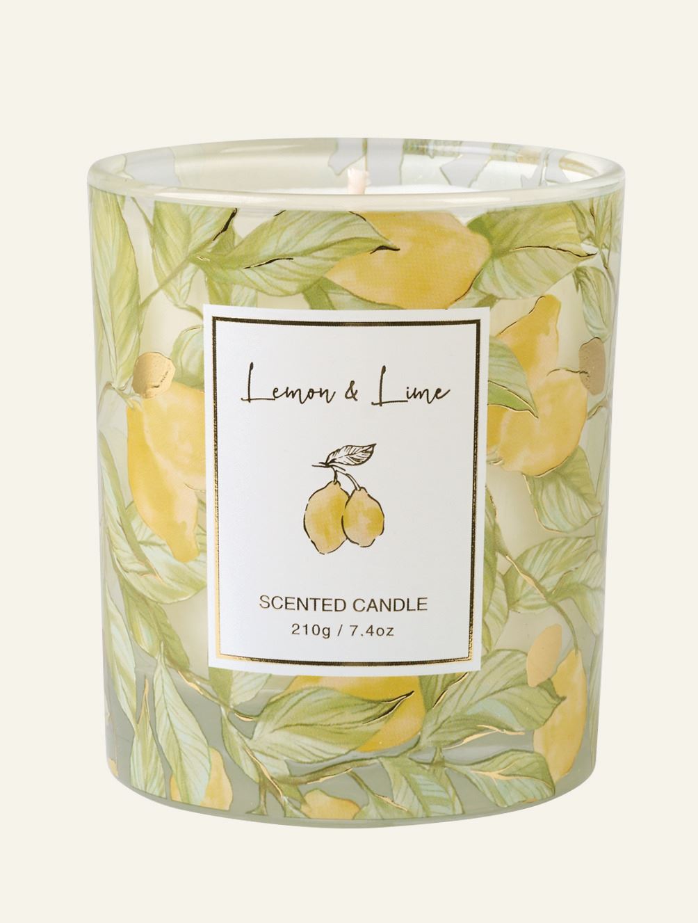 Tuoksukynttilä moniväri/keltainen - 210 g moniväri/keltainen - 1