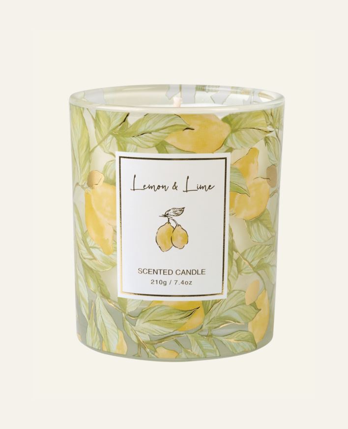 Tuoksukynttilä moniväri/keltainen - 210 g moniväri/keltainen - 1