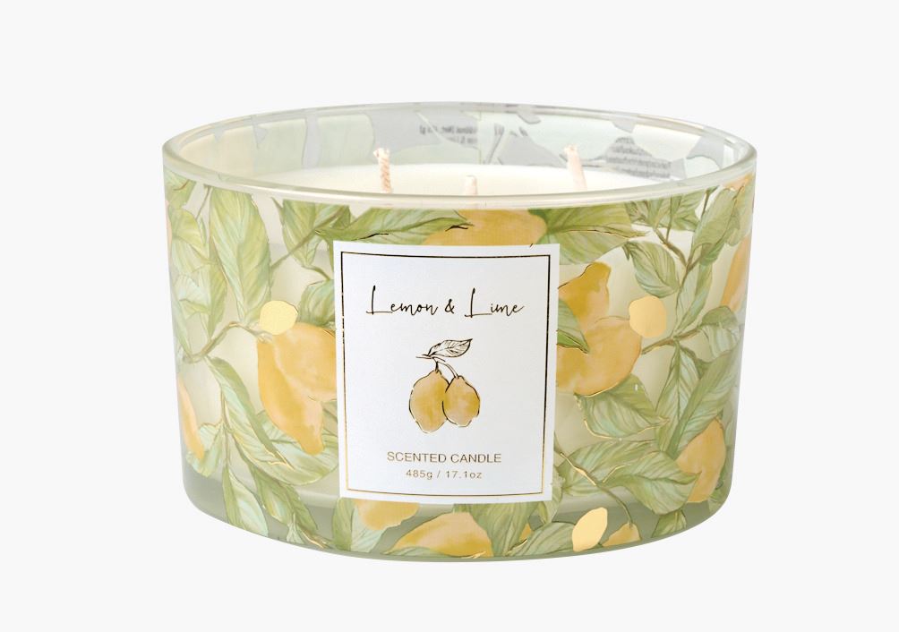 Tuoksukynttilä moniväri/keltainen - 485 g moniväri/keltainen - 1