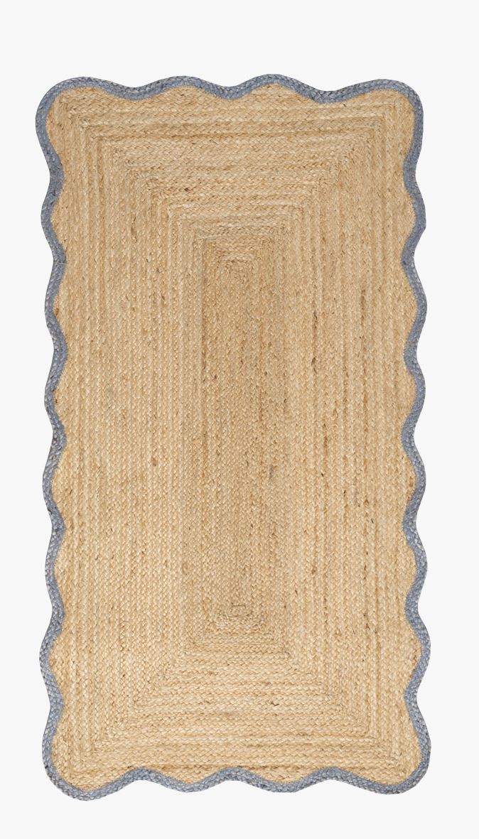 Juuttimatto harmaasininen - 80x150 cm harmaasininen - 1