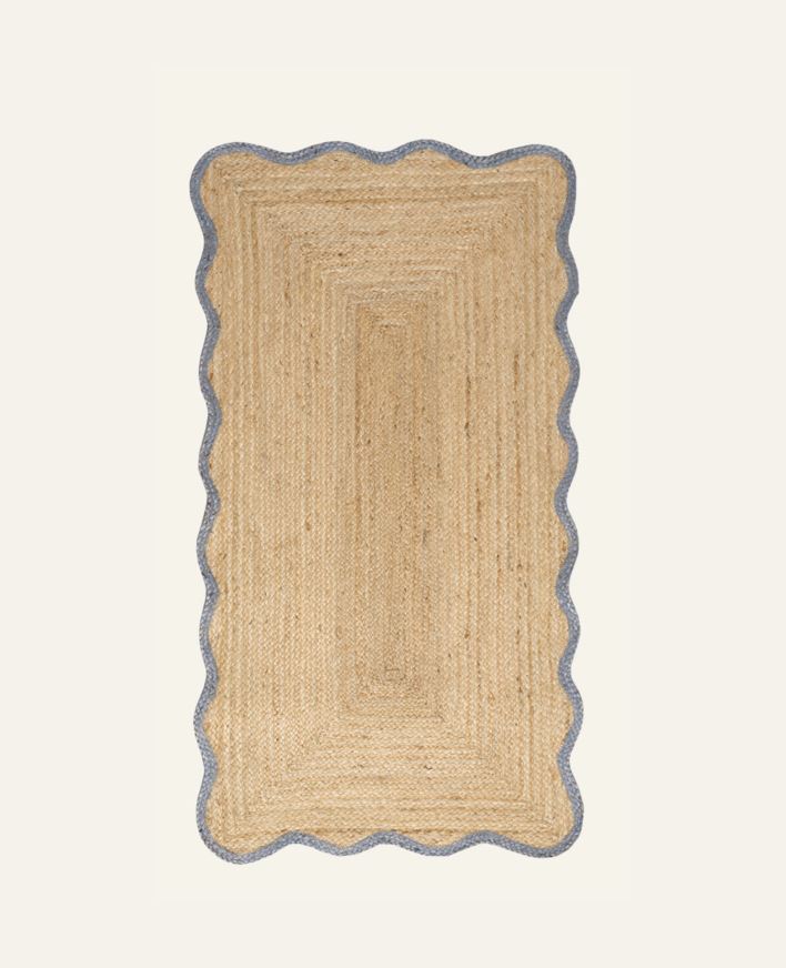 Juuttimatto harmaasininen - 80x150 cm harmaasininen - 1