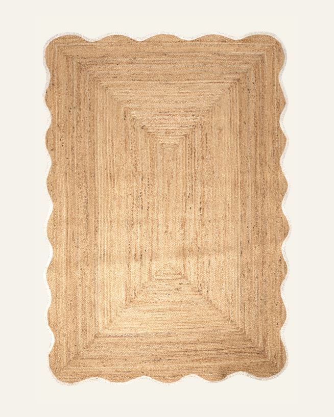 Juuttimatto luonnonvalkoinen - 160x230 cm luonnonvalkoinen - 1