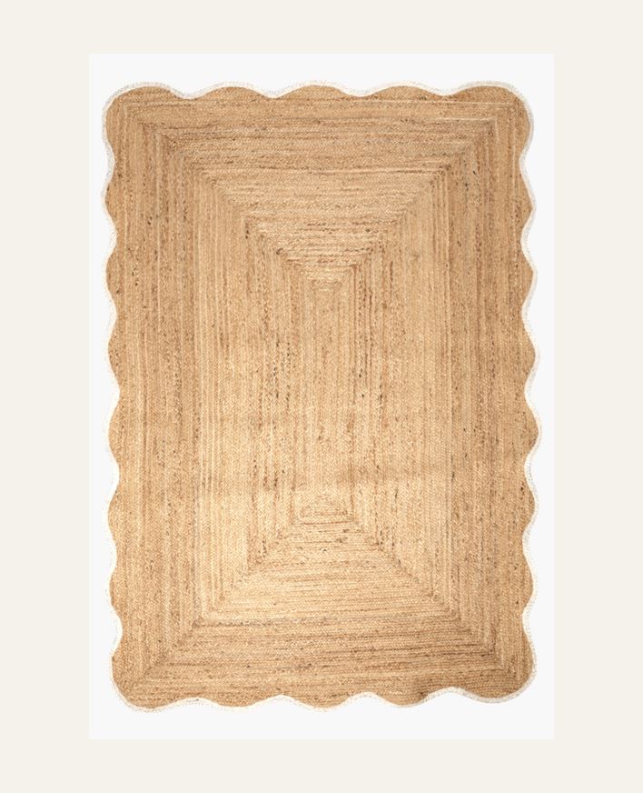 Juuttimatto luonnonvalkoinen - 160x230 cm luonnonvalkoinen - 1