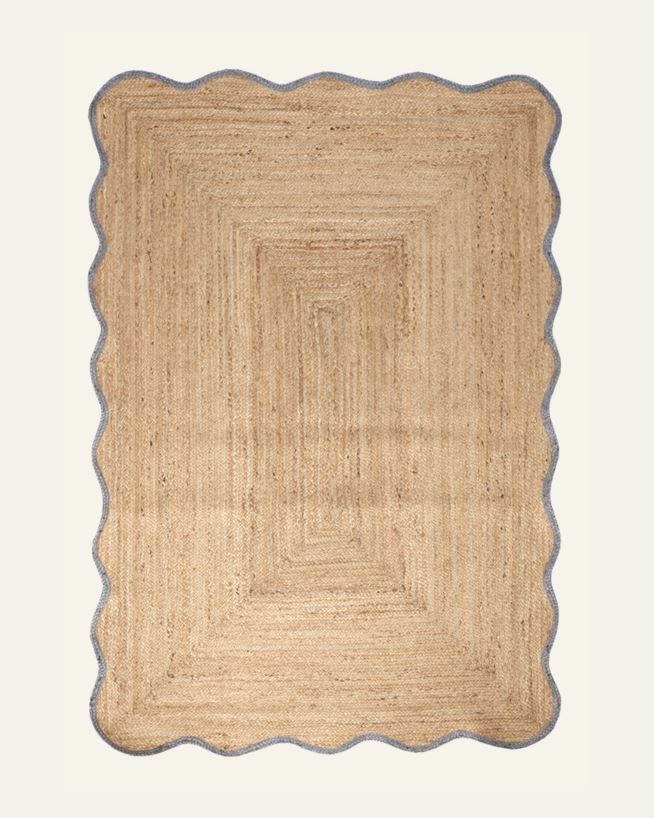 Juuttimatto harmaasininen - 160x230 cm harmaasininen - 1