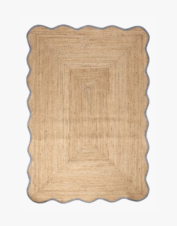 Juuttimatto harmaasininen - 160x230 cm harmaasininen - 1