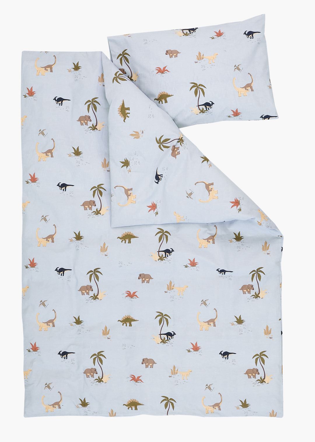 Pussilakanasetti sininen - 100x130 cm sininen - 1